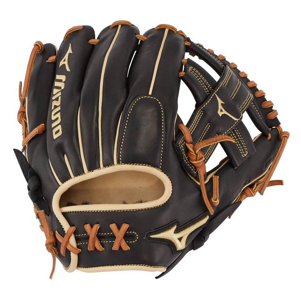 Guanti Mizuno Baseball Pro Select Infield 11.75" - Deep Pocket Uomo - Nere - 72136-CULE